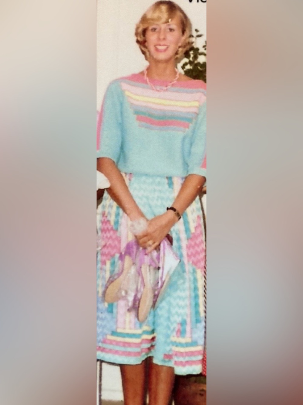 Women’s Sweater and Skirt set 100% silk…gorgeous Southwest feel to design - Picture 2 of 2